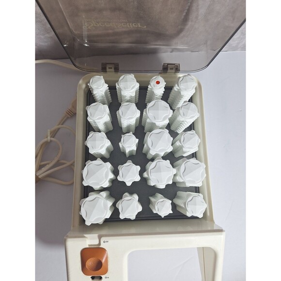 Vintage General Electric Speed Setter Hot Hair Rollers 20 Clips/Rollers WORKS - Picture 6 of 10